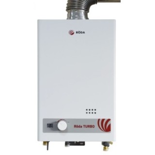 Газова турбірована колонка RODA JSD20-T1 (з дисплеєм, 10л в хв., автомат)